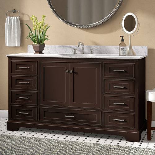 60 Inch Brown Bathroom Vanities You'll Love | Wayfair